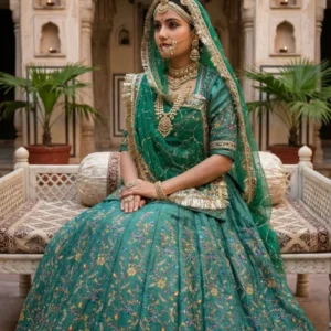 Rajwada Maharani Vintage Zari Resham Work