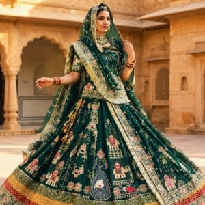 Rajwadi Gajraj Heritage Poshak Set