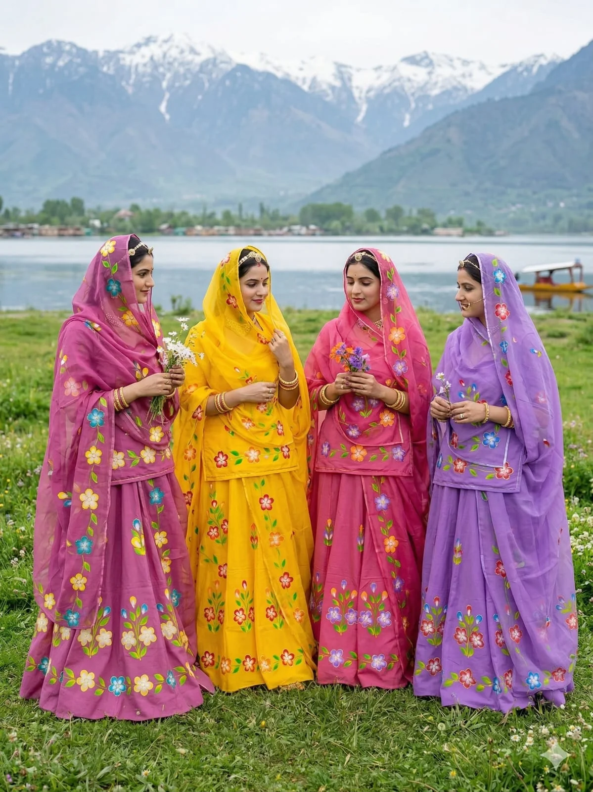 ✨Royal Hand Painted Heavy Cotton Lehenga Suit Set✨ - Image 3