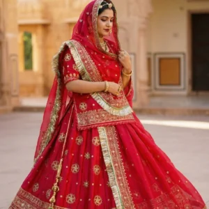 Riyasat Shahi Satin Rajputi Boutique Poshak