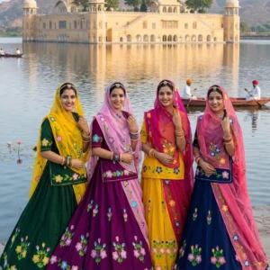 Royal Hand Painted Heavy Cotton Lehenga