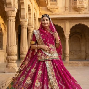 Rajwadi Gajraj Heritage Poshak Set