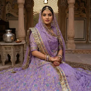 Rajwada Maharani Vintage Zari Resham Work