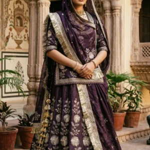 Riyasat-E-Rang Rajwadi Gher Lehenga