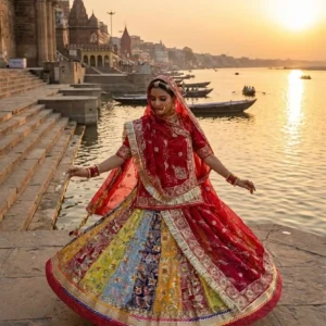 Vintage Bridal Poshak