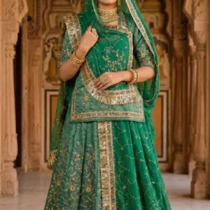 Rajwada Maharani Vintage Zari Resham Work