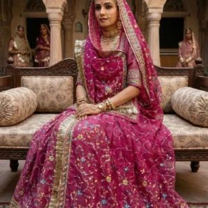Rajwada Maharani Vintage Zari Resham Work