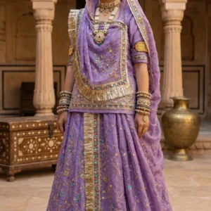 Rajwada Maharani Vintage Zari Resham Work