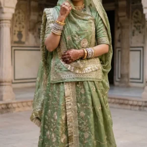 Riyasat-E-Rang Rajwadi Gher Lehenga