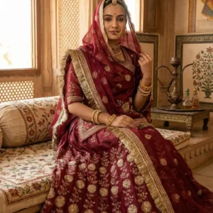 Riyasat-E-Rang Rajwadi Gher Lehenga