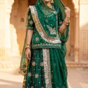 Riyasat Shahi Satin Rajputi Boutique Poshak