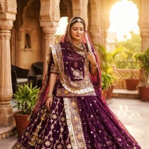 Shahi Rajputana Bridal Gherr Poshak