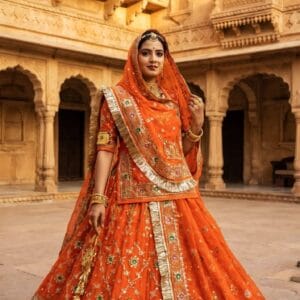 Shahi Rajputana Bridal Gherr Poshak