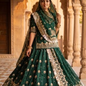 Rajwadi Crepe Silk Poshak